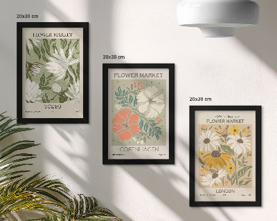 Galerie de perete Motive florale din diferite orașe ale lumii
