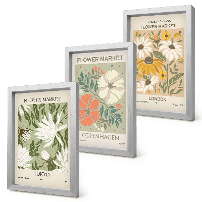 Galerie de perete Motive florale din diferite orașe ale lumii