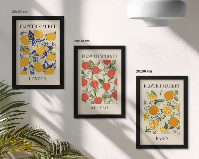 Galerie de perete Postere florale în Londra, Milano și Paris