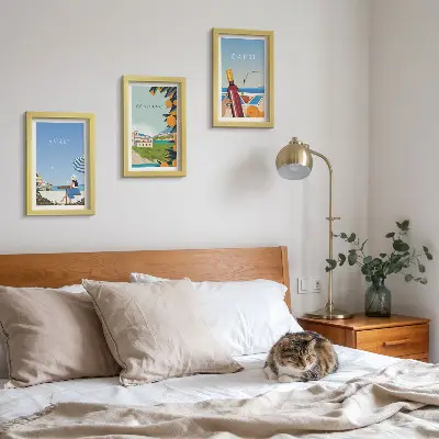 Galerie de perete cu vederi de vacanță din Amalfi, Positano și Capri