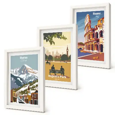 Galerie de perete cu peisaje din Munții Ouray, Londra, Colosseumul din Roma