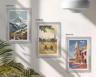 Galerie de perete cu peisaje din Munții Ouray, Londra, Colosseumul din Roma