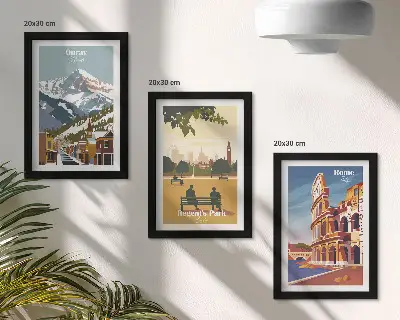 Galerie de perete cu peisaje din Munții Ouray, Londra, Colosseumul din Roma
