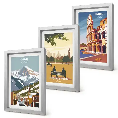 Galerie de perete cu peisaje din Munții Ouray, Londra, Colosseumul din Roma