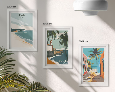 Galerie de perete Peisaje tropicale cu plaje și palmieri