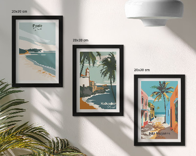 Galerie de perete Peisaje tropicale cu plaje și palmieri