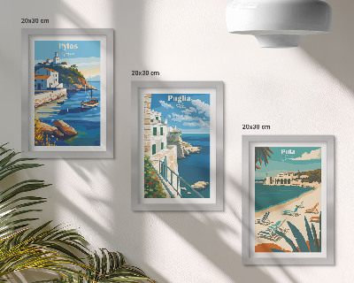 Galerie de perete Peisaje pitorești de pe litoral din destinații turistice