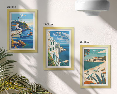 Galerie de perete Peisaje pitorești de pe litoral din destinații turistice
