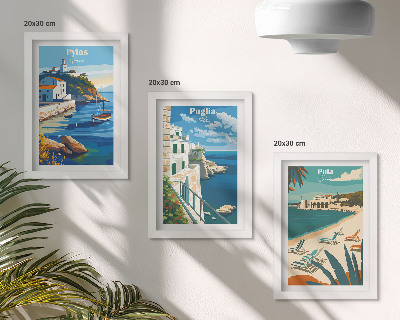 Galerie de perete Peisaje pitorești de pe litoral din destinații turistice