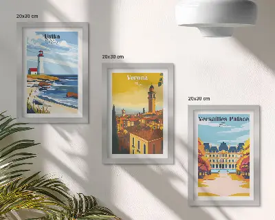 Galerie de perete vederi cu locuri celebre de la malul mării și din orașe
