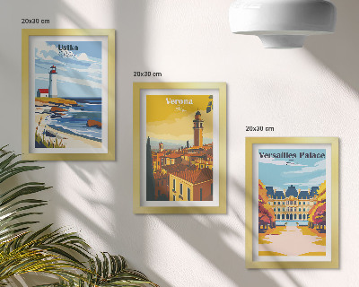 Galerie de perete Vederi ale locurilor celebre de la malul mării și din orașe