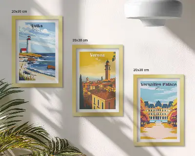 Galerie de perete vederi cu locuri celebre de la malul mării și din orașe