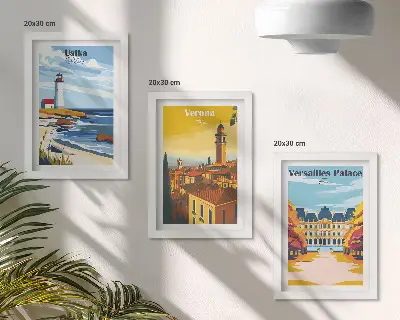 Galerie de perete vederi cu locuri celebre de la malul mării și din orașe