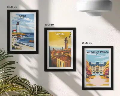 Galerie de perete vederi cu locuri celebre de la malul mării și din orașe