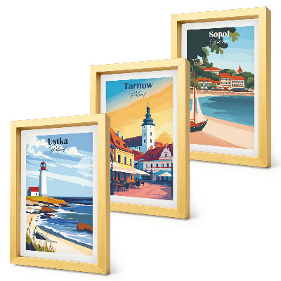 Galerie de perete Vederi ale orașelor poloneze Ustka Tarnów Sopot