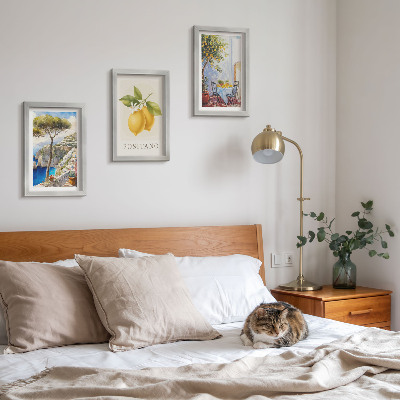 Galerie de perete Vederi ale orașului Positano cu lămâi la soare