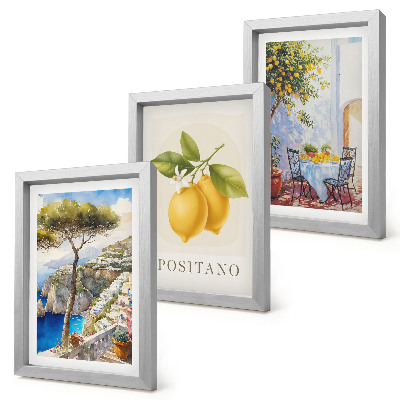 Galerie de perete Vederi ale orașului Positano cu lămâi la soare