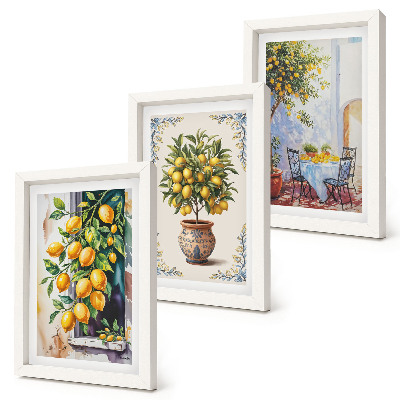 Galerie de perete Lămâi și fructe într-un cadru însorit