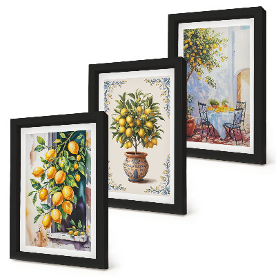 Galerie de perete Lămâi și fructe într-un cadru însorit