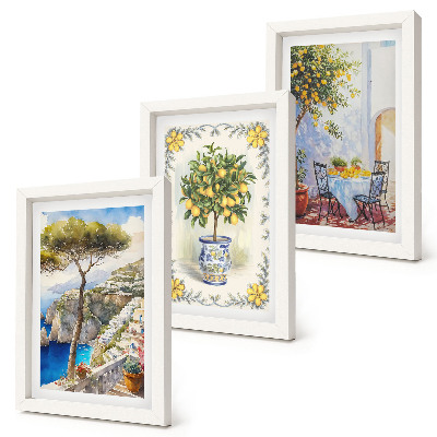 Galerie de perete Vedere la mare cu lămâi