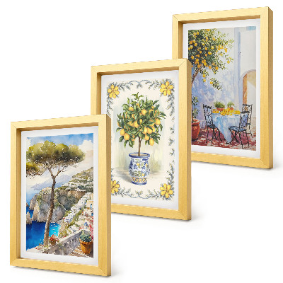Galerie de perete Vedere la mare cu lămâi