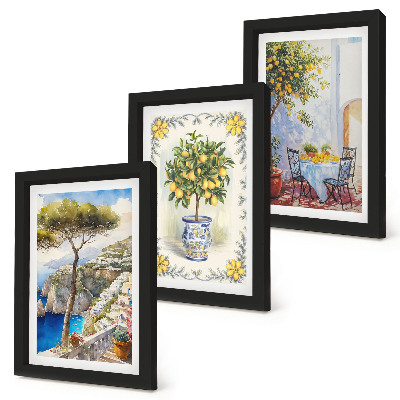Galerie de perete Vedere la mare cu lămâi