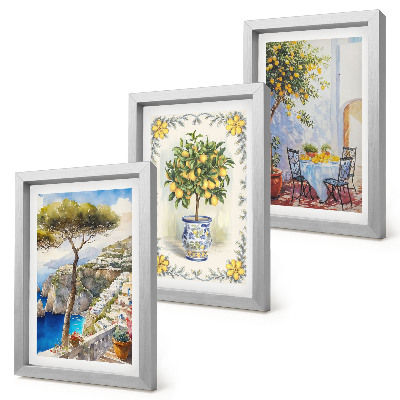 Galerie de perete Vedere la mare cu lămâi