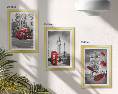 Galerie de perete Accente roșii și clădiri celebre din Londra