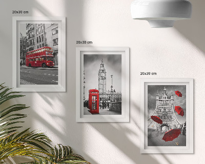 Galerie de perete Accente roșii și clădiri celebre din Londra