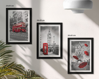 Galerie de perete Accente roșii și clădiri celebre din Londra