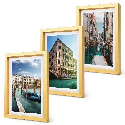 Galerie de perete Vederi ale Veneției cu canale și arhitectură urbană