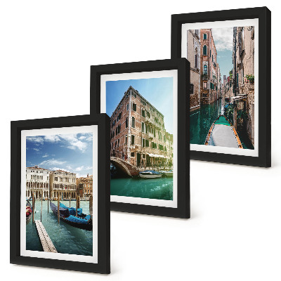 Galerie de perete Vederi ale Veneției cu canale și arhitectură urbană