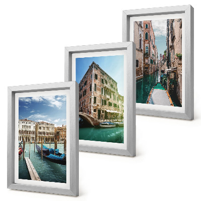 Galerie de perete Vederi ale Veneției cu canale și arhitectură urbană