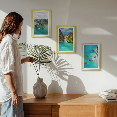 Galerie de perete Peisaje tropicale cu insule și ape turcoaz