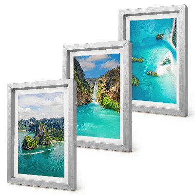 Galerie de perete Peisaje tropicale cu insule și ape turcoaz