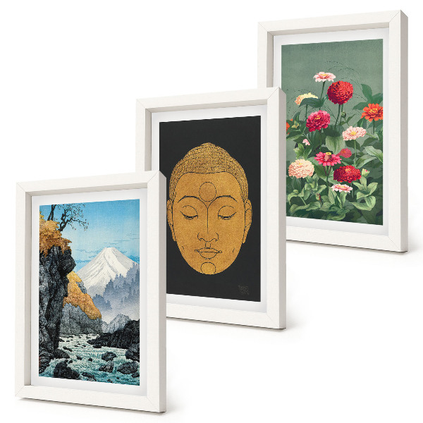 Galerie de perete Natura și cultura japoneză în stil japandi