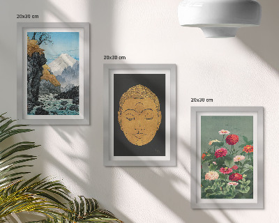 Galerie de perete Natura și cultura japoneză în stil japandi