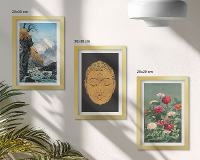 Galerie de perete Natura și cultura japoneză în stil japandi