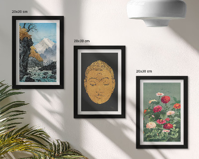 Galerie de perete Natura și cultura japoneză în stil japandi