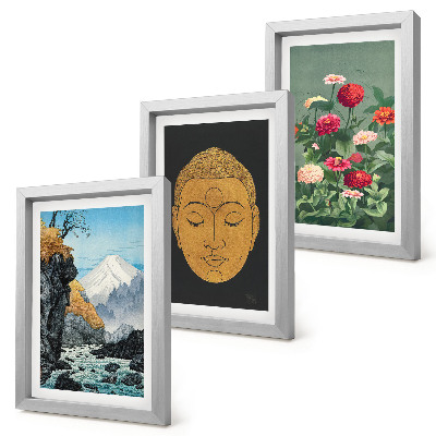 Galerie de perete Natura și cultura japoneză în stil japandi