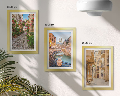 Galerie de perete Străzi fermecătoare și fântâni într-o arhitectură pitorească