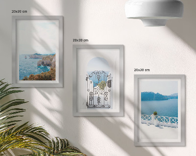 Galerie de perete Vedere la mare cu arhitectură grecească