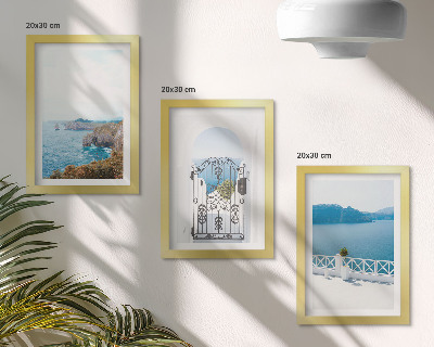 Galerie de perete Vedere la mare cu arhitectură grecească