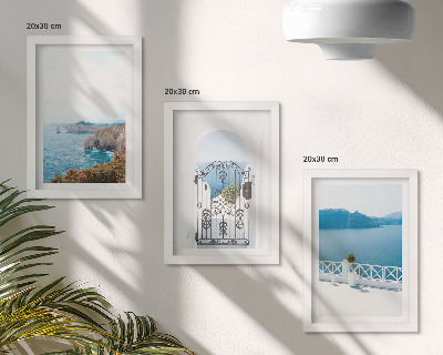 Galerie de perete Vedere la mare cu arhitectură grecească