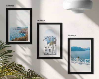 Galerie de perete Vedere la mare cu arhitectură grecească