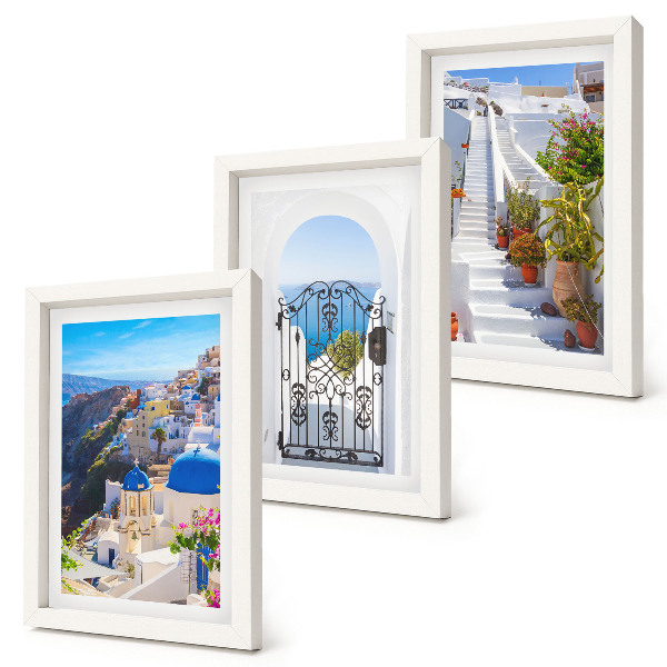 Galerie de perete Vederi ale insulei Santorini, arhitectura greacă din Oia