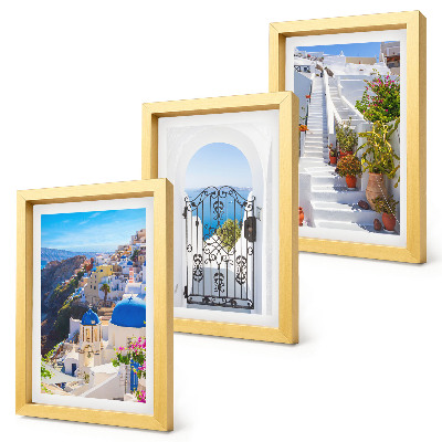 Galerie de perete Vederi ale insulei Santorini, arhitectura greacă din Oia