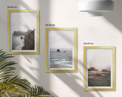 Galerie de perete Peisaje montane și marine cu nori și păduri