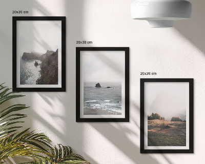 Galerie de perete Peisaje montane și marine cu nori și păduri