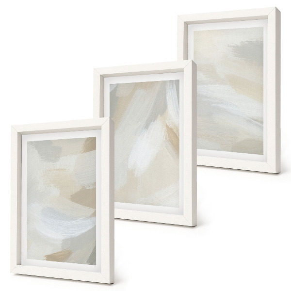 Galerie de perete Fundal abstract deschis cu tușe delicate de pensulă